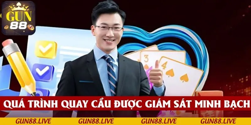 Quá trình quay cầu được giám sát minh bạch